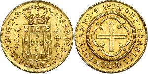 4000 Reis Brasilien Gold Johann VI. von Portugal  (1767-1826)