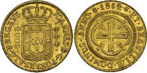 4000 Reis Brasilien Gold Johann VI. von Portugal  (1767-1826)