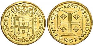 4000 Reis Kingdom of Portugal (1139-1910) Gold 