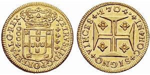 4000 Reis Reino de Portugal (1139-1910) Oro 
