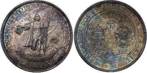 4000 Reis Brasilien Silber 