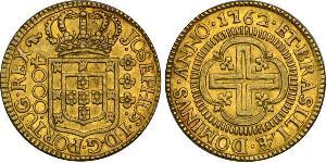 4000 Reis 巴西 金 Joseph I of Portugal (1714-1777)