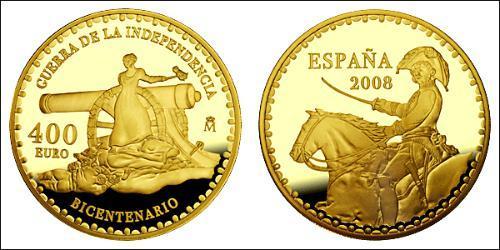 400 Euro 西班牙 金 