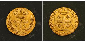 400 Reis Brésil / Royaume de Portugal (1139-1910) Or Marie I de Portugal (1734-1816)