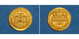 400 Reis Royaume de Portugal (1139-1910) Or Jean V de Portugal (1689-1750)