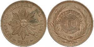 40 Centesimo Uruguay Kupfer 