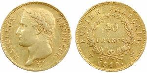 40 Franc Erstes Kaiserreich (1804-1814) Gold Napoleon Bonaparte(1769 - 1821)