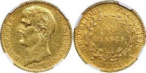 40 Franc Erstes Kaiserreich (1804-1814) Gold Napoleon Bonaparte(1769 - 1821)
