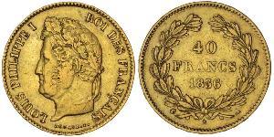 40 Franc Julimonarchie (1830-1848) Gold Louis-Philippe I (1773 -1850)