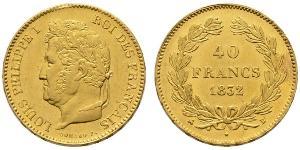 40 Franc Julimonarchie (1830-1848) Gold Louis-Philippe I (1773 -1850)