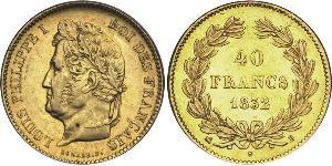 40 Franc Julimonarchie (1830-1848) Gold Louis-Philippe I (1773 -1850)