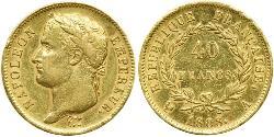 40 Franc Premier Empire (1804-1814) Or Napoléon Ier(1769 - 1821)