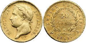 40 Franc Premier Empire (1804-1814) Or Napoléon Ier(1769 - 1821)