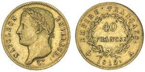 40 Franc Primo Impero francese (1804-1814) Oro Napoleone Bonaparte(1769 - 1821)