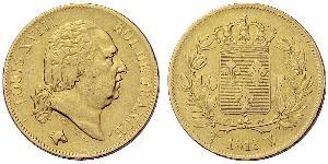 40 Franc 波旁复辟 金 路易十八 (1755 - 1824)