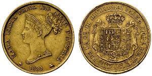 40 Lira Duchy of Parma (1545 - 1859) / Italy Gold Marie Louise, Duchess of Parma