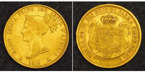40 Lira Duchy of Parma (1545 - 1859) / Italy Gold Marie Louise, Duchess of Parma