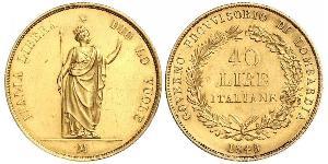 40 Lira Italian city-states Gold 