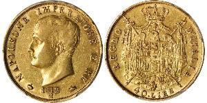 40 Lira Kingdom of Italy (Napoleonic) (1805–1814) Gold Napoleon (1769 - 1821)