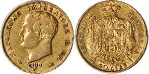 40 Lira Kingdom of Italy (Napoleonic) (1805–1814) Gold Napoleon (1769 - 1821)