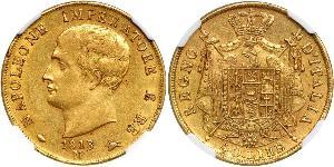 40 Lira Kingdom of Italy (Napoleonic) (1805–1814) Gold Napoleon (1769 - 1821)