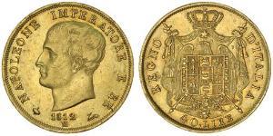 40 Lira Kingdom of Italy (Napoleonic) (1805–1814) Gold Napoleon (1769 - 1821)