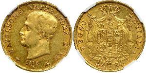 40 Lira Kingdom of Italy (Napoleonic) (1805–1814) Gold Napoleon (1769 - 1821)