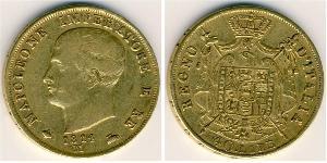 40 Lira Kingdom of Italy (Napoleonic) (1805–1814) Gold Napoleon (1769 - 1821)