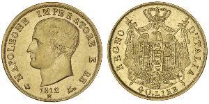 40 Lira Königreich Italien (1805–1814) Gold Napoleon Bonaparte(1769 - 1821)