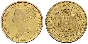 40 Lira Italie / Duché de Parme et de Plaisance (1545 - 1859) Or Marie-Louise d