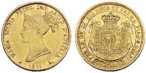 40 Lira Italie / Duché de Parme et de Plaisance (1545 - 1859) Or Marie-Louise d