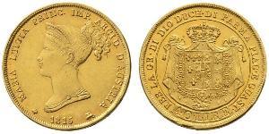 40 Lira Italia / Ducato di Parma e Piacenza (1545 - 1859) Oro Maria Luisa d