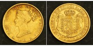 40 Lira Italia / Ducato di Parma e Piacenza (1545 - 1859) Oro Maria Luisa d