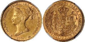 40 Lira Italia / Ducato di Parma e Piacenza (1545 - 1859) Oro Maria Luisa d