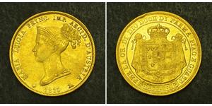 40 Lira 帕爾馬公國 (1545 - 1859) / 意大利 金 瑪麗·路易莎