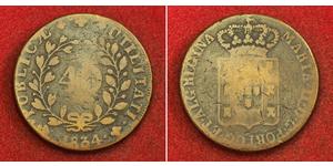 40 Reis Royaume de Portugal (1139-1910) Bronze 