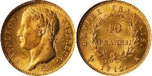 40 Франк Перша Французька імперія (1804-1814) Золото Наполеон I Бонапарт(1769 - 1821)