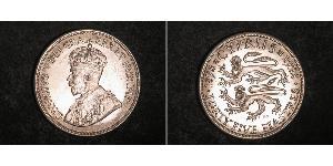 45 Piastre British Cyprus (1914–1960) Silver George V of the United Kingdom (1865-1936)