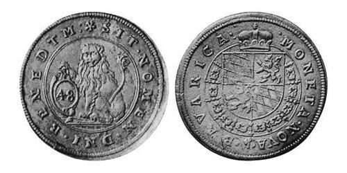 48 Kreuzer Ducato di Baviera (907 - 1623) Argento Massimiliano I di Baviera (elettore)(1573 – 1651)
