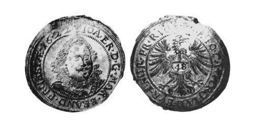 48 Kreuzer Principato di Ansbach (1398–1792) Argento Gioacchino Ernesto di Brandeburgo-Ansbach(1583 – 1625)
