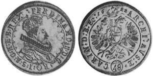 48 Kreuzer Sacro Imperio Romano (962-1806) Plata 