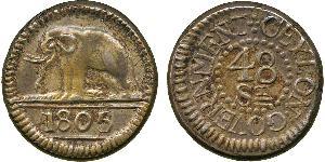 48 Stiver Sri Lanka (1948 - ) Argento 