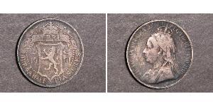 4 1/2 Piastre Republik Zypern / British Cyprus (1878 - 1960) Silber Victoria (1819 - 1901)
