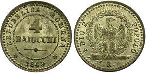 4 Baiocco Vatican (1926-) Plata 