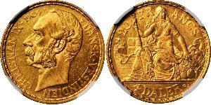 4 Daler / 20 Franc Dänemark Gold Christian IX. von Dänemark (1818-1906)
