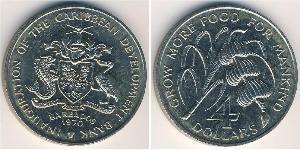 4 Dollaro Barbados Rame/Nichel 