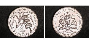4 Dollaro Barbados Rame/Nichel 