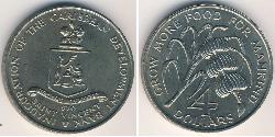 4 Dollaro  Rame/Nichel 