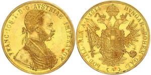 4 Ducat Österreich-Ungarn (1867-1918) Gold Franz Joseph I (1830 - 1916)