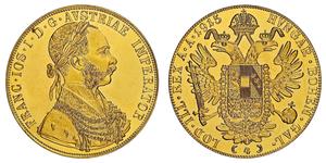 4 Ducat Österreich-Ungarn (1867-1918) Gold Franz Joseph I (1830 - 1916)
